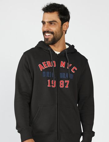 Blusa Moletom Masculino Aberto Aéropostale G / Preto