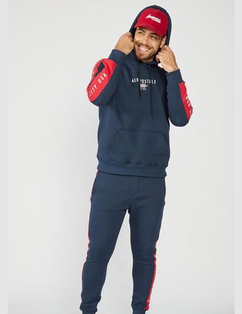Blusa Moletom Masculino Fechado Aéropostale G / Azul Marinho
