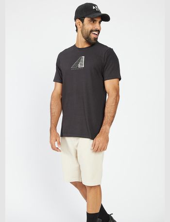 Camiseta Manga Curta Masculino Bordada Aéropostale GG / PRETO