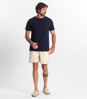Camiseta Masculina Basica Diametro Azul M / Azul
