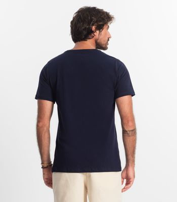 Camiseta Masculina Basica Diametro Azul M / Azul