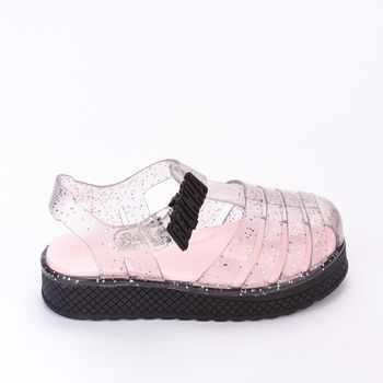 Sandália Infantil Plataforma Belinha Preto Gliter 33-34 / Preto