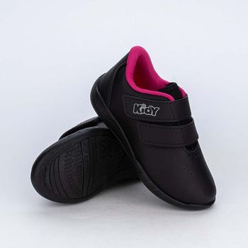 Tênis Infantil Kidy Usefull College Miami Preto E Pink 25 / Preto