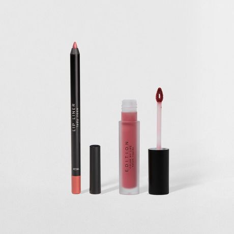 Kit Batom Líquido Rosa + Lápis Labial Rosa Océane Edition (2 Produtos)