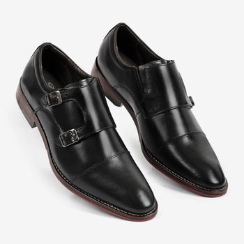 Sapato Social Couro Ferracini Masculino Caravaggio 5705-206G 43 / PRETO 1