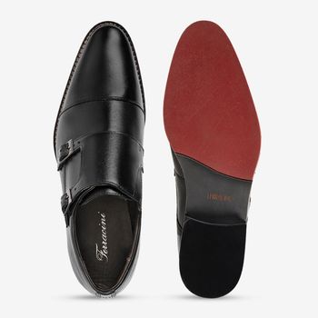 Sapato Social Couro Ferracini Masculino Caravaggio 5705-206G 43 / PRETO 1