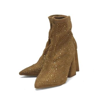 Bota Suede Hotfix Ana Mello 34