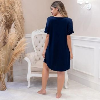 Camisetão Feminina Dia a Dia Confortável Estilo Ana Mello P