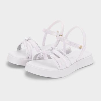 Sandália Infantil Bibi Plataforma Branca 30