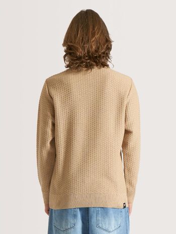 Tricot Hang Loose Doors Bege M / BEGE