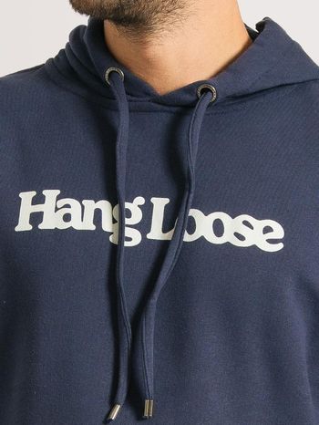 Moletom Canguru Hang Loose New Marinho M / Azul