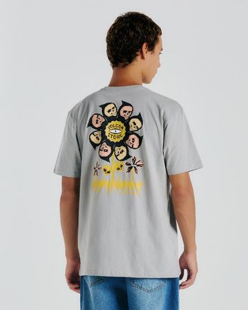 Camiseta Volcom Fleur Cinza GG / Cinza