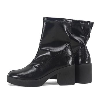 Bota Feminina Cano Médio Verniz Ana Mello 34