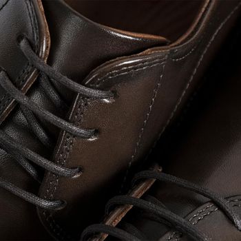 Sapato Social Couro Macio Ferracini Masculino Open 6356-262H 37 / MARROM | BROWN