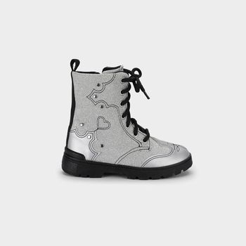 Bota Infantil Bibi Urban Coturno Prata 36