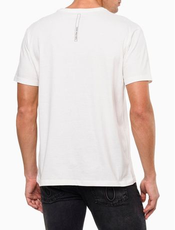 Camiseta Masculina Manga Curta Calvin Klein Jeans - Off White PP