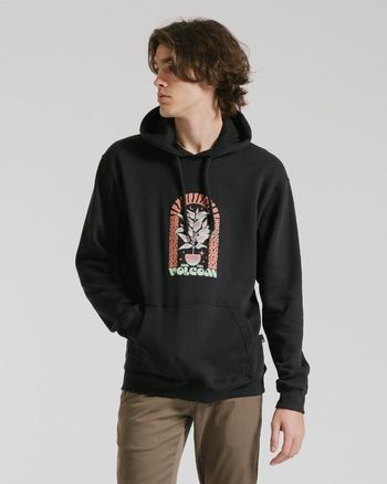 Moletom Volcom Canguru Earth Tripper II Preto M / Preto