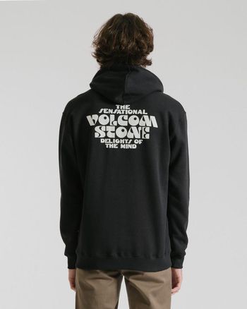 Moletom Volcom Canguru Earth Tripper II Preto M / Preto