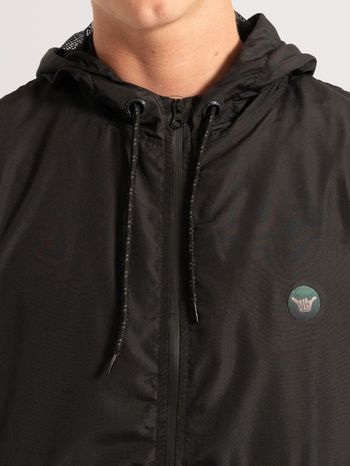 Jaqueta Hang Loose Windbreaker Preto G / Preto