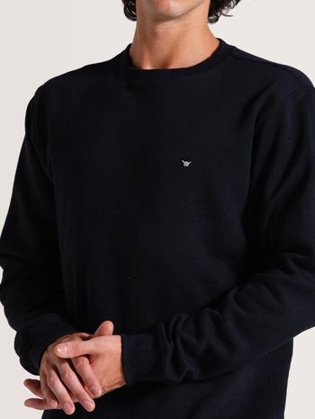 Moletom Careca Preto Hang Loose New G / Preto