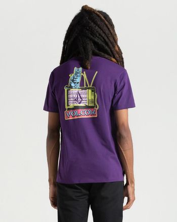 Camiseta Volcom Catv Roxa GG