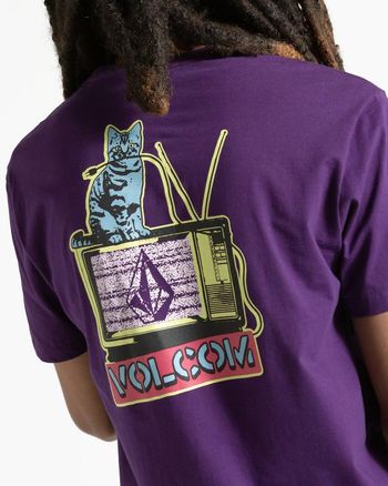 Camiseta Volcom Catv Roxa GG