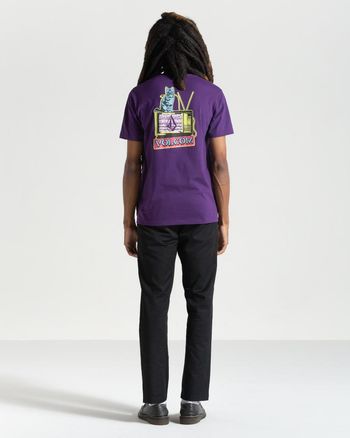 Camiseta Volcom Catv Roxa GG