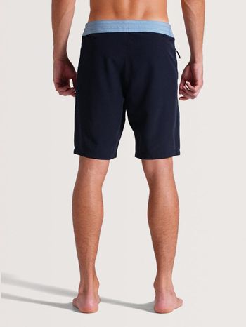 Boardshorts 19 Polegadas Azul Hang Loose Block 42 / Cinza