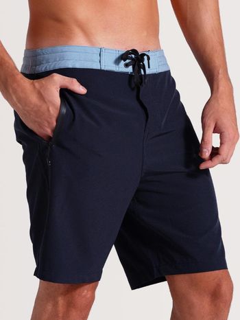 Boardshorts 19 Polegadas Azul Hang Loose Block 42 / Cinza