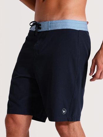 Boardshorts 19 Polegadas Azul Hang Loose Block 42 / Cinza