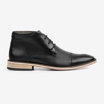 Bota Social Couro Macio Ferracini Masculino Open 6355-262G 43 / PRETO 1