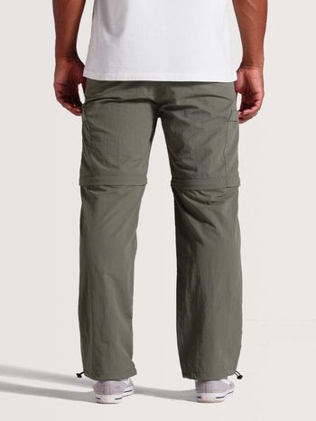 Calça Que Vira Bermuda Verde Hang Loose Pockets 40 / Verde