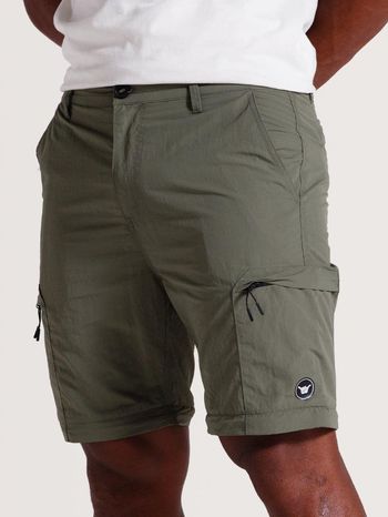 Calça Que Vira Bermuda Verde Hang Loose Pockets 40 / Verde