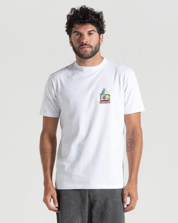 Camiseta Volcom Catv Branca G / Branco