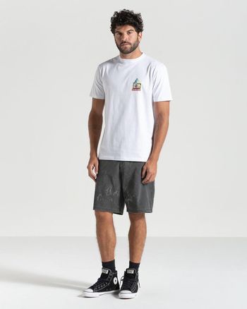 Camiseta Volcom Catv Branca G / Branco