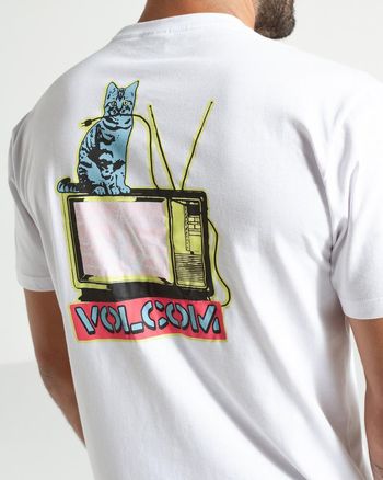 Camiseta Volcom Catv Branca G / Branco