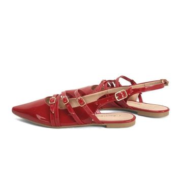 Sapatilha Slingback com Tiras Estilo e Conforto Ana Mello 34