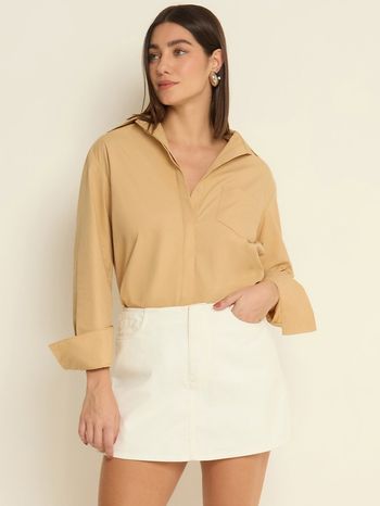 Short Saia de Sarja Off White 38 / Off White