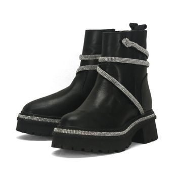 Bota Feminina espiral Cobra Strass Cristal Ana Mello 39