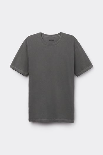 Camiseta Washed Collection Em Algodão - Cinza P / Cinza