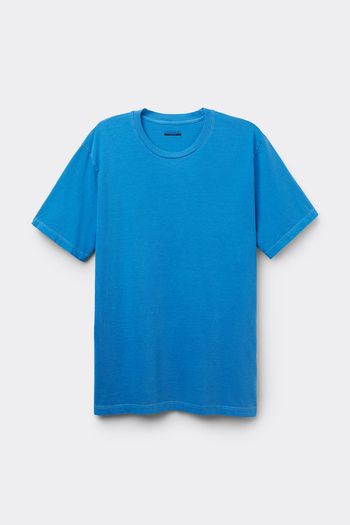 Camiseta Washed Collection Em Algodão - Azul P / Azul