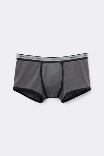 Cueca Boxer Washed Collection Em Algodão - Preto P / Preto