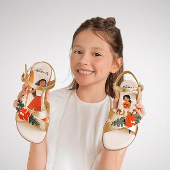 Sandália Infantil Bibi Shine Basic Moana da Disney 22