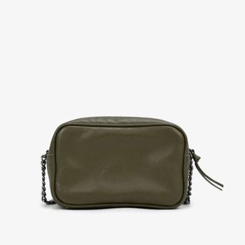 Bolsa Tote Verde Olive Couro Único