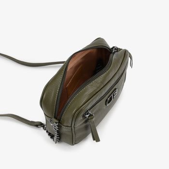 Bolsa Tote Verde Olive Couro Único