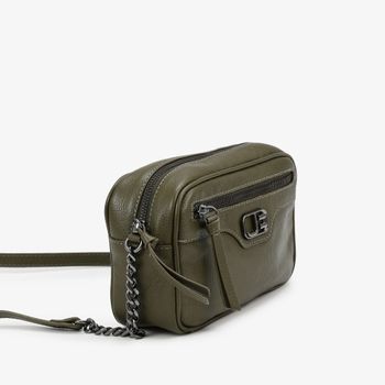 Bolsa Tote Verde Olive Couro Único