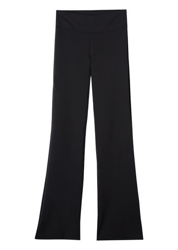 Calça Legging Boca De Sino Soft Touch Confortáveis - Preto PP / Preto