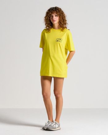 Camiseta Volcom System Error Amarela M / Amarelo