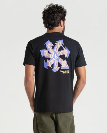 Camiseta Volcom Typhoon Preta G / Preto