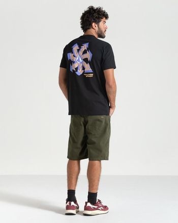 Camiseta Volcom Typhoon Preta G / Preto
